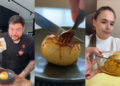 Cebola inteira assada na airfryer