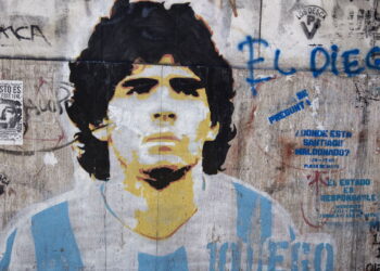 Diego Maradona em Buenos Aires - Créditos: depositphotos.com / boggy22