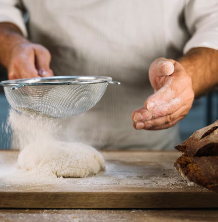 Entenda o que é a chamada "farinha da felicidade". Foto: FreePik