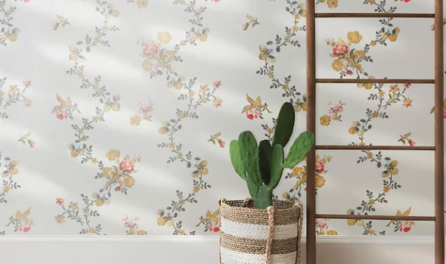Casa repaginada com papel de parede. Foto: FreePik
