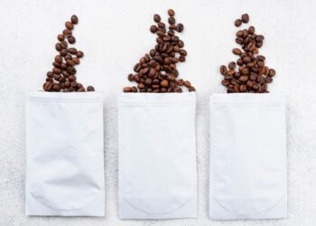 sachês de cafeína