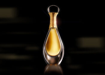 A estética minimalista dos frascos de perfume