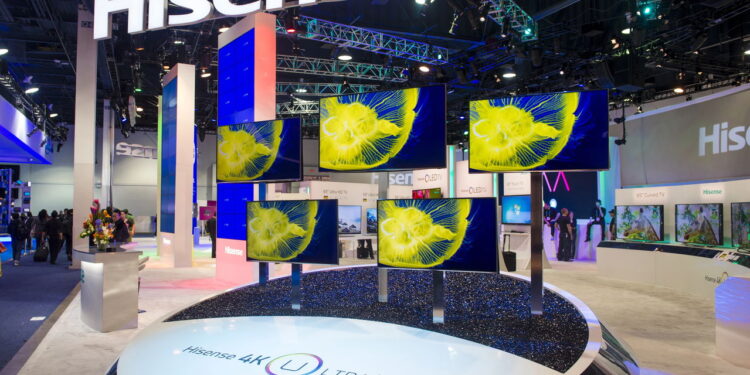 TVs da Hisense - Créditos: depositphotos.com / kobbydagan