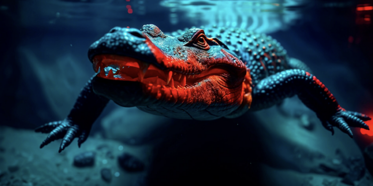 Crocodilo no mar? Foto: FreePik