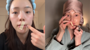 Mouth taping