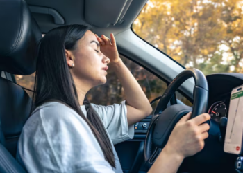 Sonolência no volante é grande causa de acidentes. Foto: FreePik