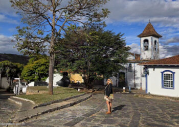 Igreja Nossa Senhora do Rosário, em Diamantina, Minas Gerais - Crédito: Paty Moraes Nobre/Arquiivo Pessoal