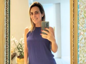Empresária Sabrina Bez realizou procedimento e indica: "minha autoestima é outra e a relação com meu corpo também". Foto: Arquivo pessoal
