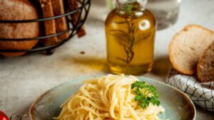azeite no macarrão
