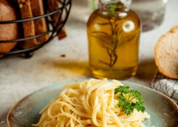 azeite no macarrão