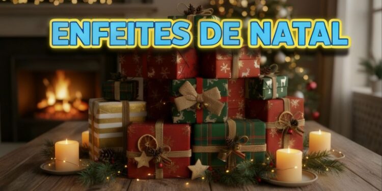 Como fazer lindas caixas decorativas para o Natal usando palitos de churrasco