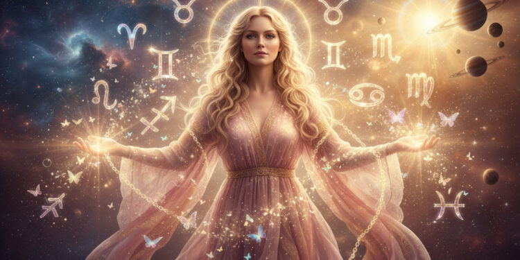 Força venusiana inspirando novos começos e sentimentos verdadeiros.