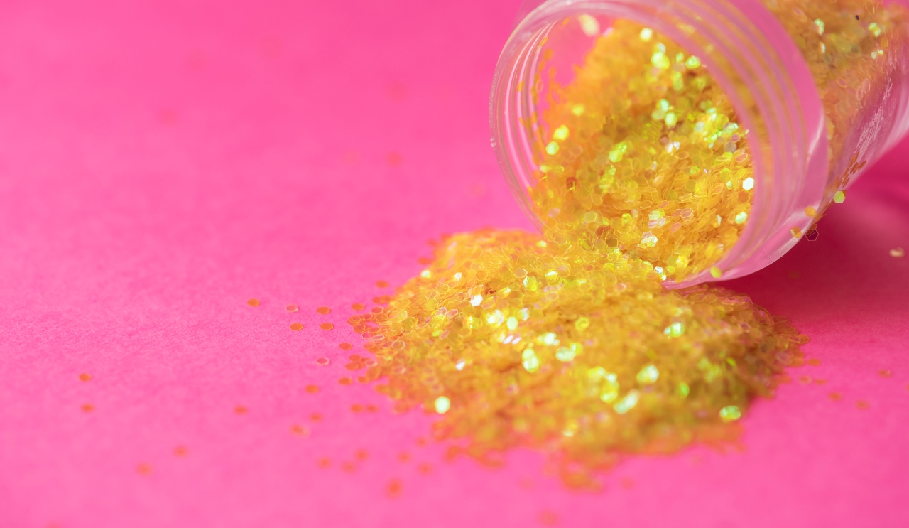 glitter comestível
