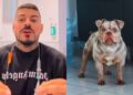 influenciador que o cachorro comeu dedo