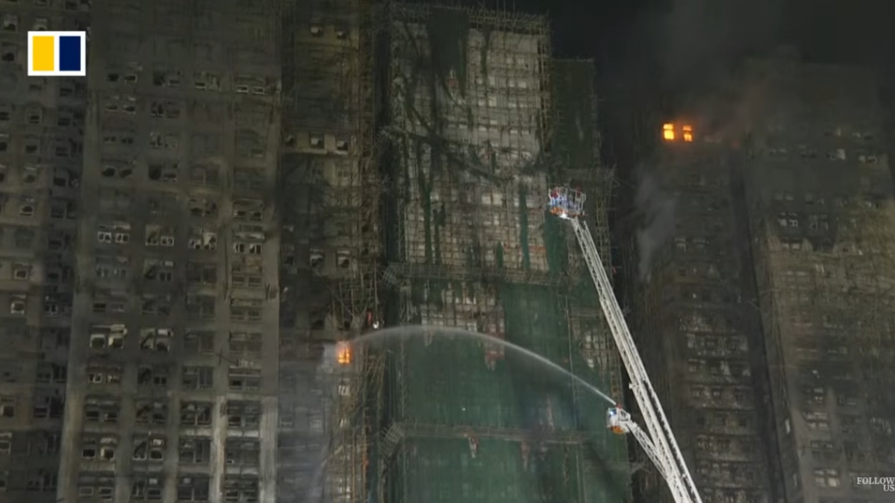 incêndio em Hong Kong