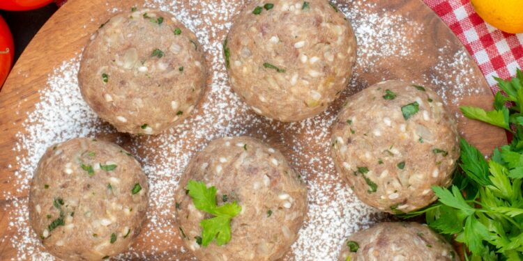 receita de almôndega de feijão branco