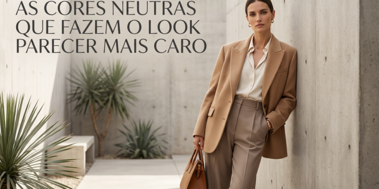 Uso de cores neutras que transmite elegância e sofisticação instantânea.