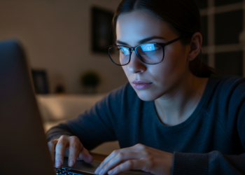 Rotina digital intensa que pode acelerar o cansaço visual ao longo do dia