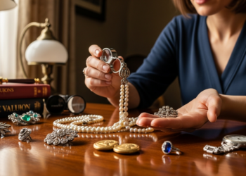 Avaliação de joias herdadas que revela valor financeiro e histórico oculto