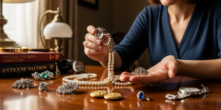 Avaliação de joias herdadas que revela valor financeiro e histórico oculto
