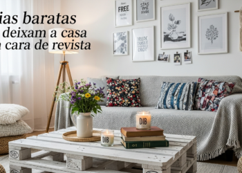 Melhora visual do espaço com truques criativos e acessíveis