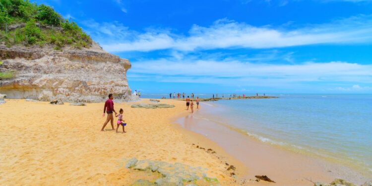 Paraíso natural preservado oferecendo tranquilidade e conexão com o mar. - Créditos: depositphotos.com / vbacarin