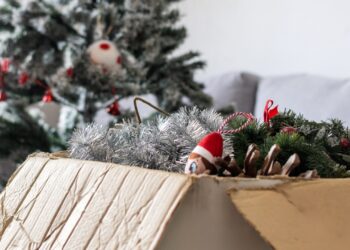 guardar decoração de Natal