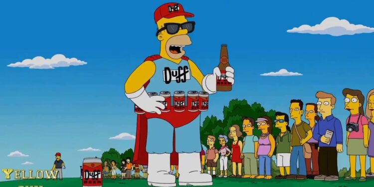 cerveja dos simpsons