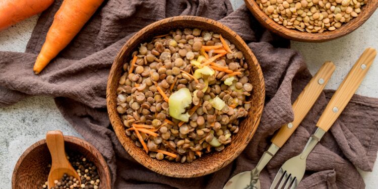 receita de lentilha na panela de pressão