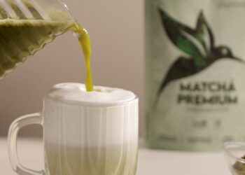 receita de matchá latte
