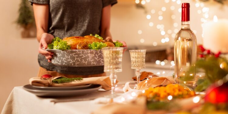 mesa da ceia de Natal