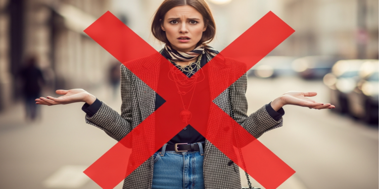 Mulheres estão perdendo estilo sem perceber