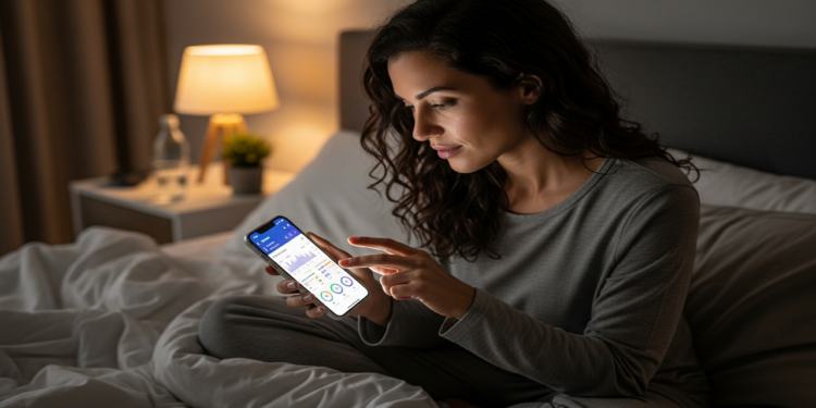 Monitoramento do sono que ajuda a entender padrões noturnos invisíveis