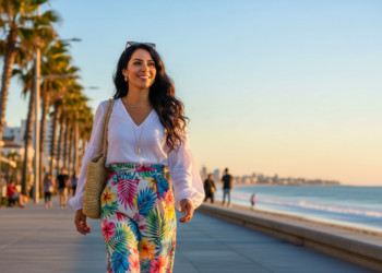 Escolhas de moda que reduzem a insegurança em dias quentes.