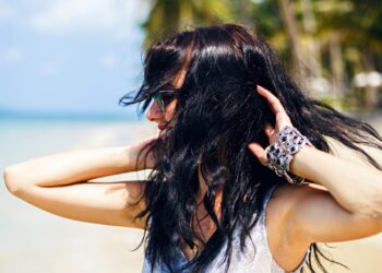 cabelo pós-praia