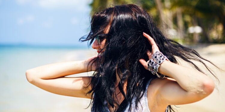 cabelo pós-praia