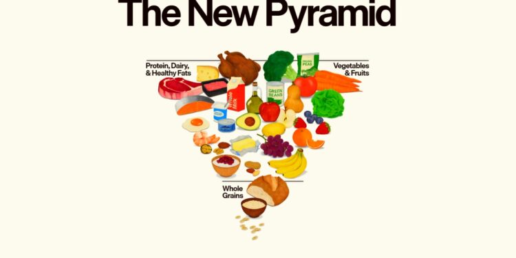 O que muda com a nova pirâmide alimentar dos EUA? - Crédito: Divulgação/Governo dos Estados Unidos