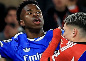 Casos de racismo contra Vini Jr. são frequentes. Foto: Reprodução