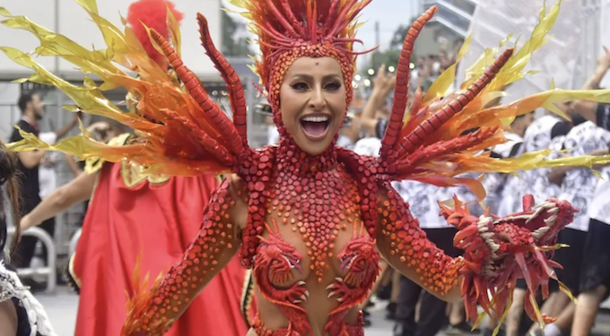 Sabrina Sato, rainha de bateria. Foto: Reprodução