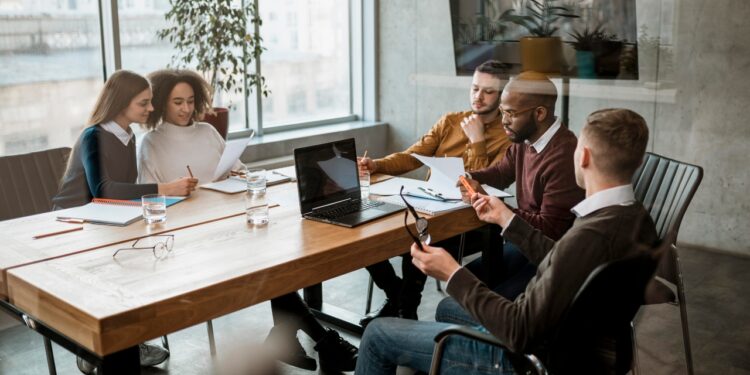 reunião de trabalho