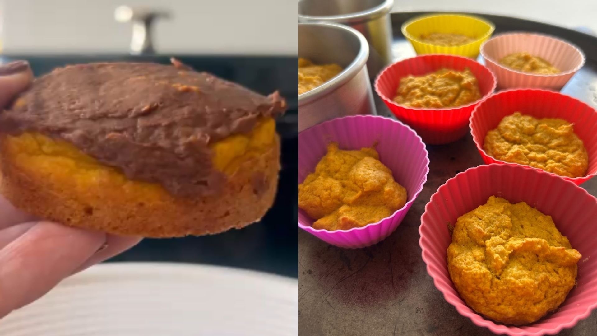 Bolo de cenoura para bebês
