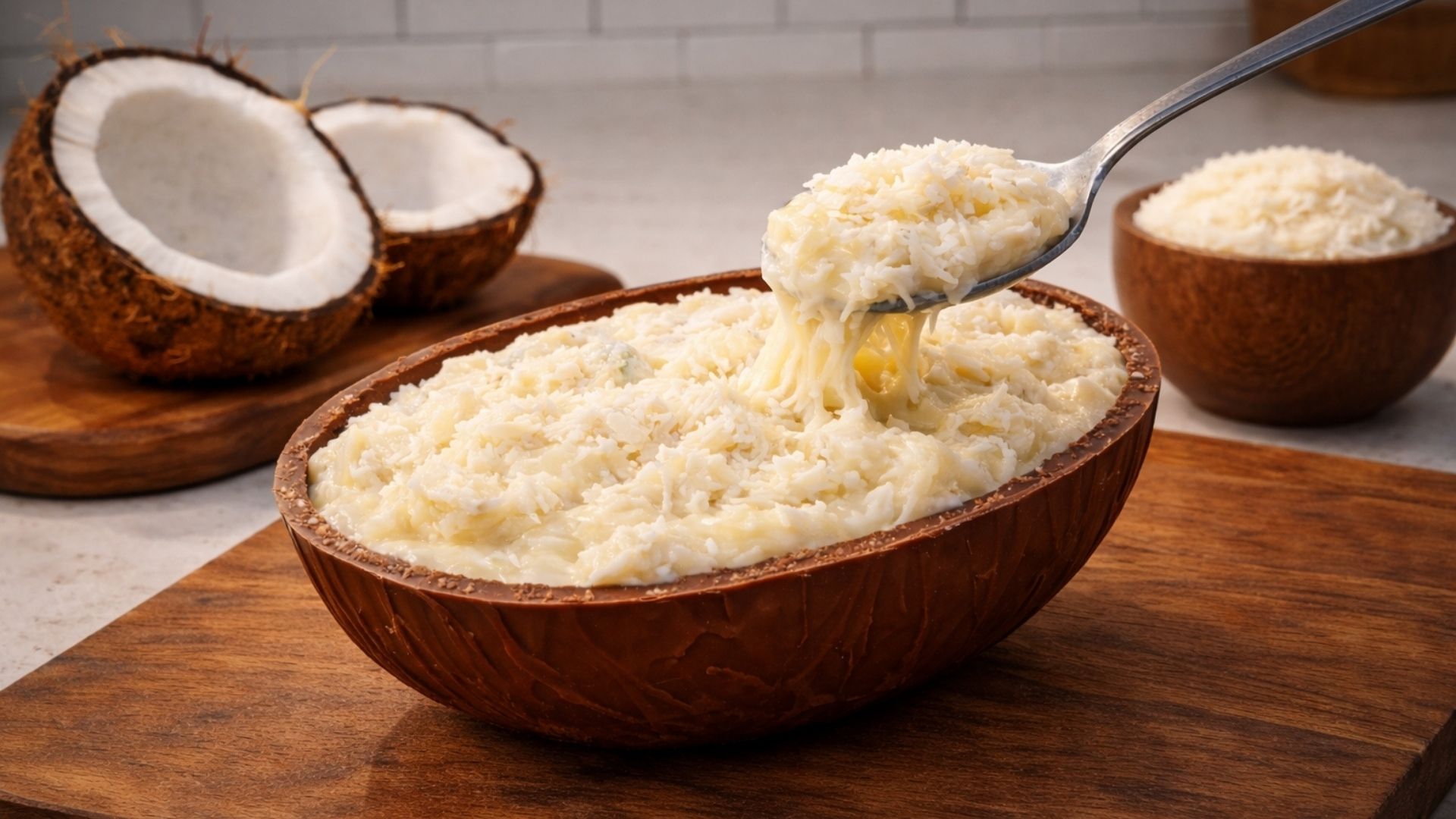 Ovo de Páscoa de colher: aprenda a fazer este recheio de cocada cremosa