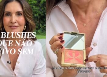 Descubra o blush da Fátima Bernardes favorito! A apresentadora revela as 3 marcas que não saem da sua bolsa para garantir uma pele solar - Reprodução Instagram/@fatimabernardes