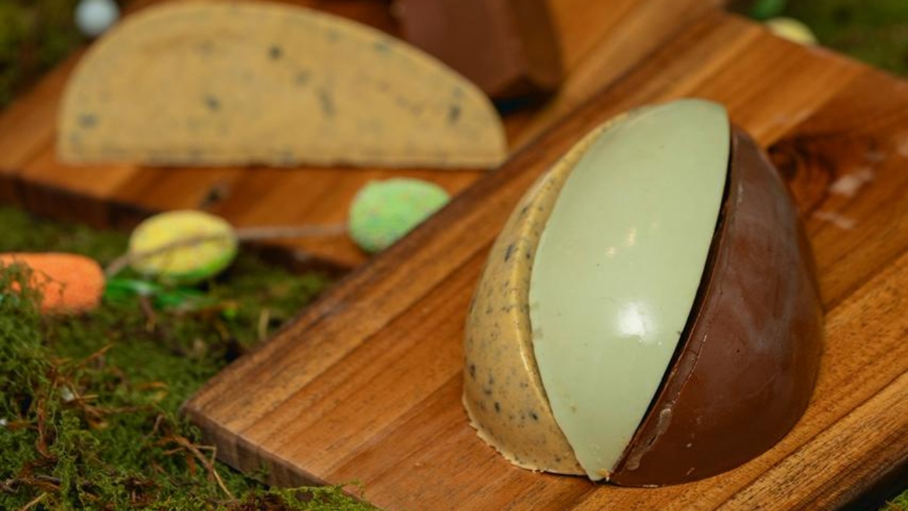 Ovo de Páscoa de fatias
