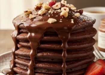 panqueca de chocolate