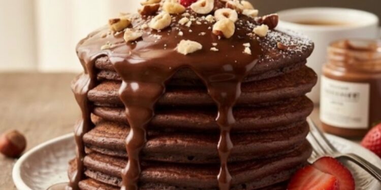 panqueca de chocolate
