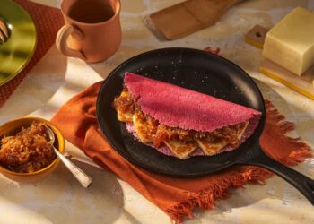 tapioca com cocada cremosa