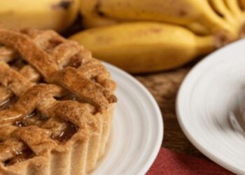 torta de banana com aveia