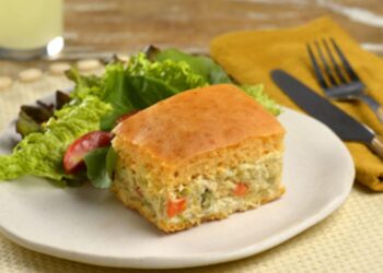 torta de liquidificador com ingrediente secreto