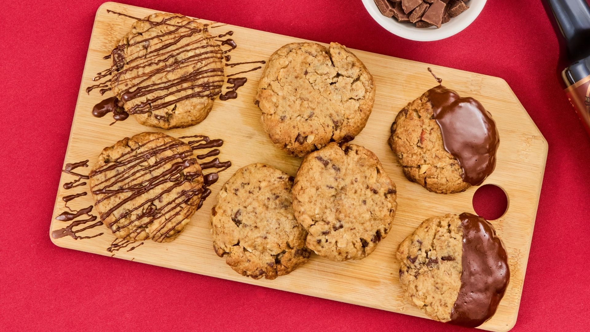 Cookie de chocolate e amêndoas